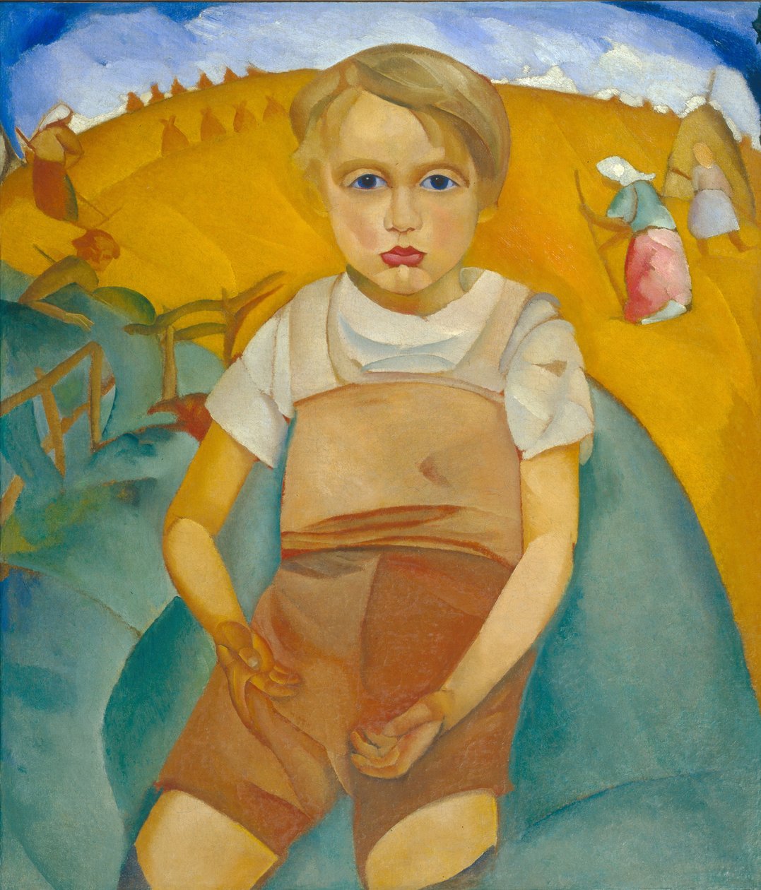 O retrato mundano do filho, 1920 de Boris Dmitrievich Grigoriev