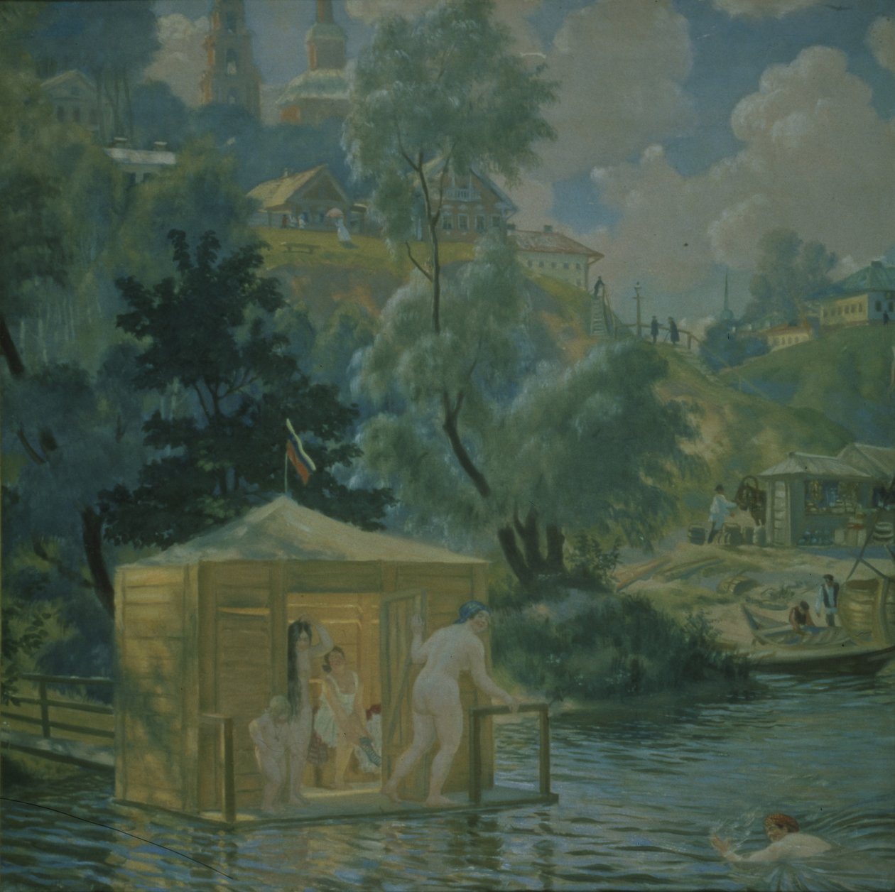 Bathers, 1921 de Boris Mikhailovich Kustodiev