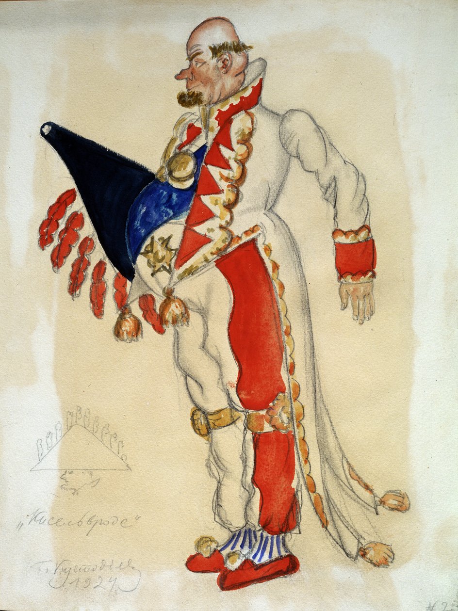 Desenho de figurino para 