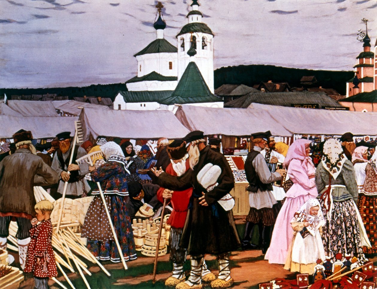Feira de Boris Mikhailovich Kustodiev