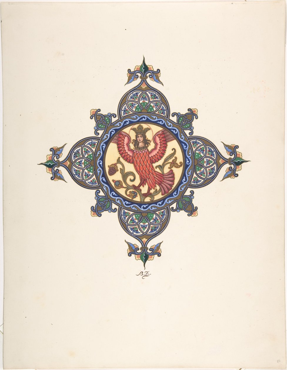 Firebird como Tsarevna, c. 1925 de Boris Vasilievich Zvorykin
