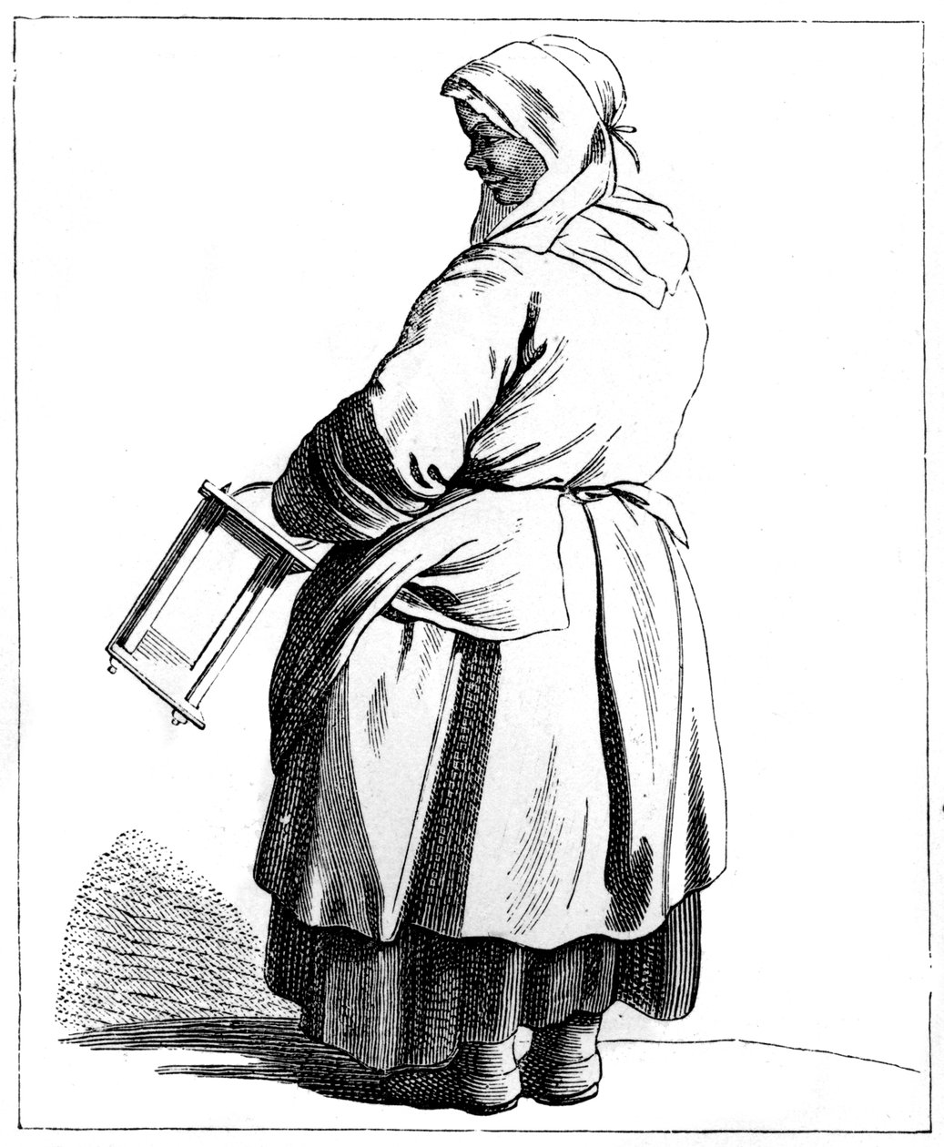 Um Higgler, 1737-1742. de Bouchardon