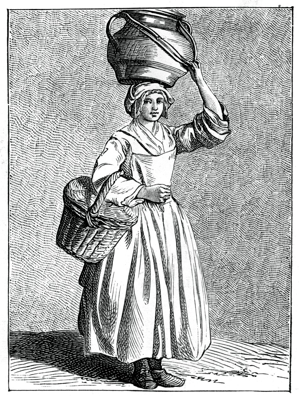Milkmaid, 1737-1742. de Bouchardon