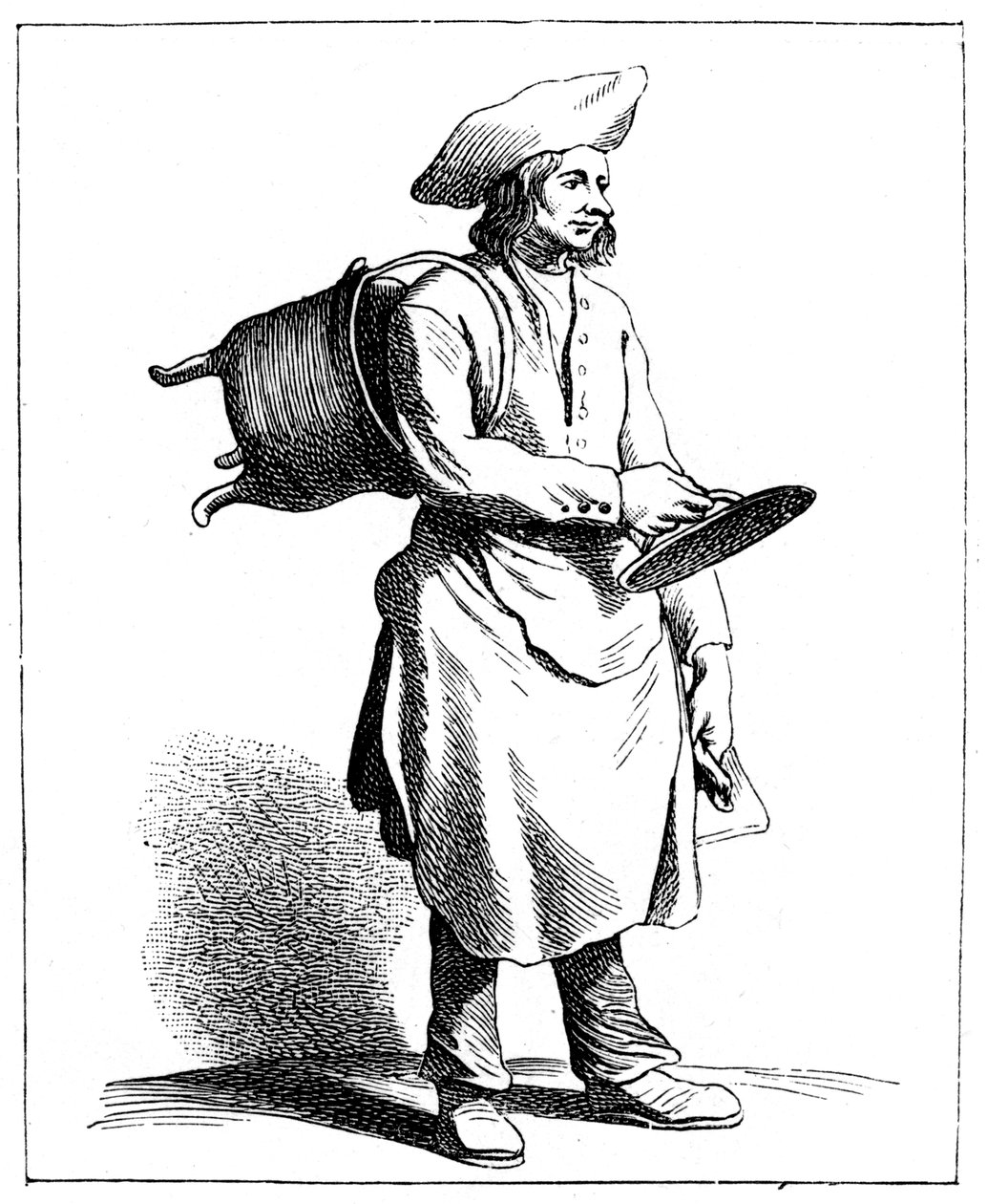 Um Auvergnat Tinker, 1737-1742. de Bouchardon