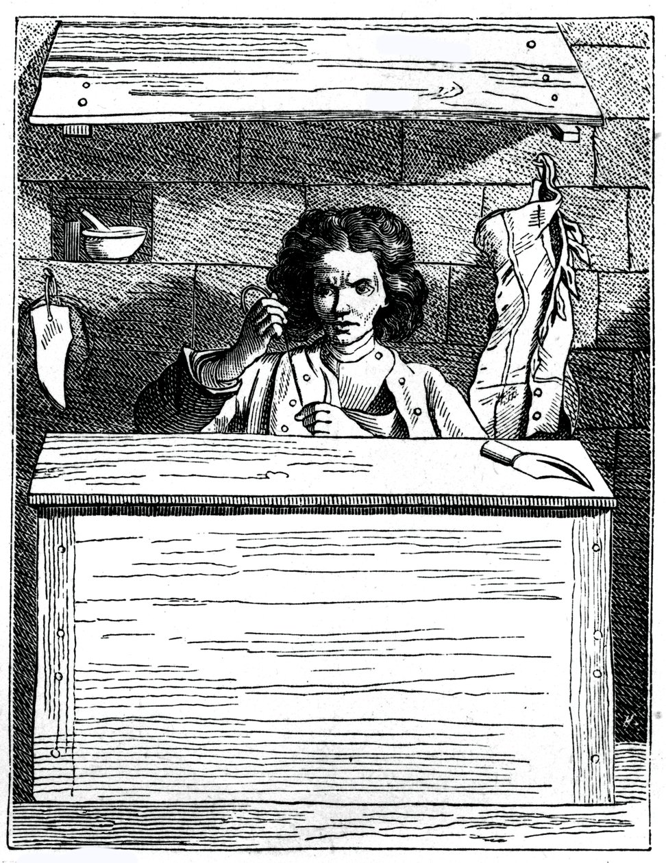 O sapateiro, 1737-1742. de Bouchardon