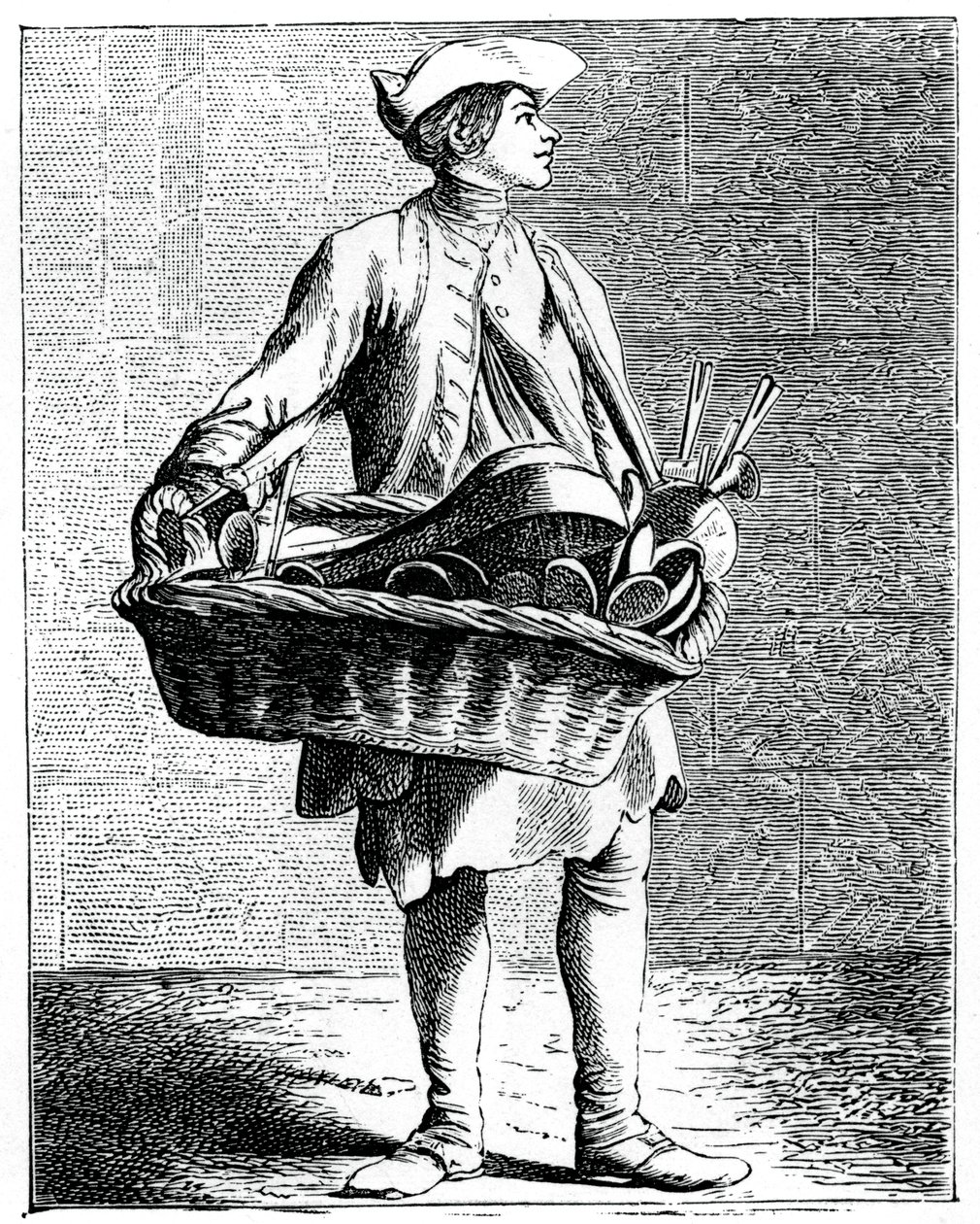 Wholl comprar colheres e pinos de larding !, 1737-1742. de Bouchardon
