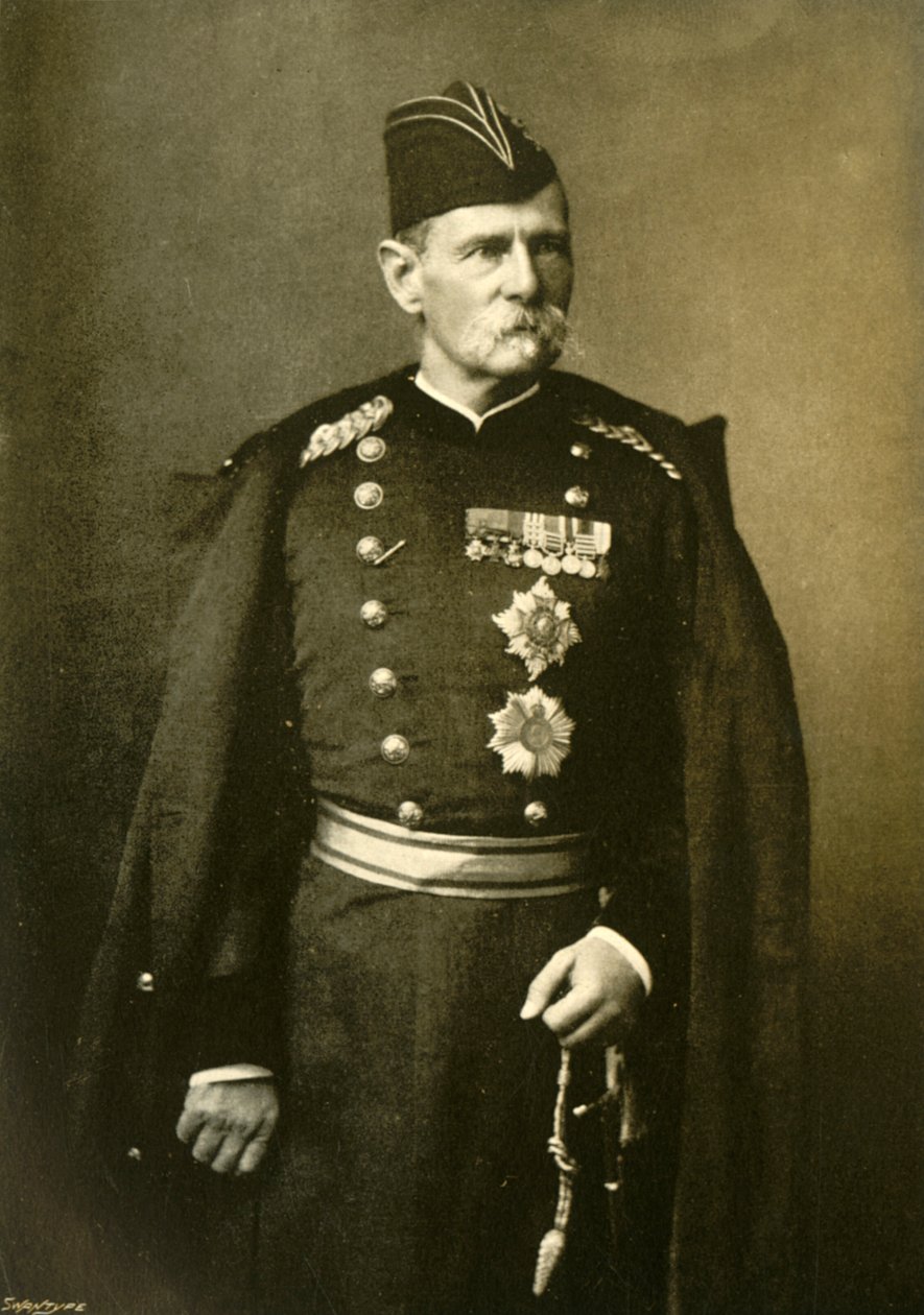 Lord Roberts, 1º Barão de Kandahar, Comandante em Chefe do Exército na Índia, c1890s, 1901. de Bourne and Shepherd