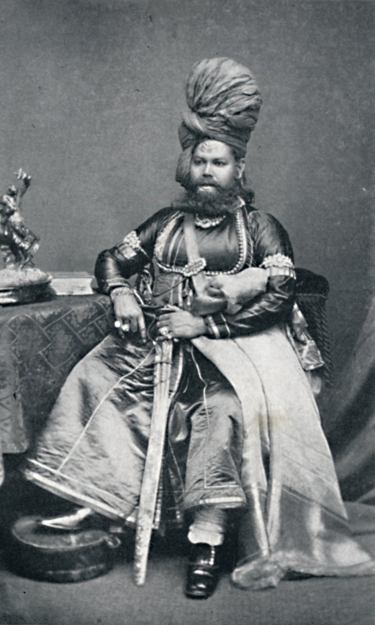 Maharaja de Panab, Presidência de Bombaim, 1902 de Bourne and Shepherd