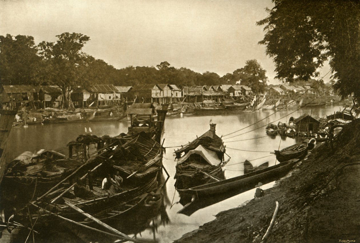 Mandalay, c1870, 1901. de Bourne and Shepherd