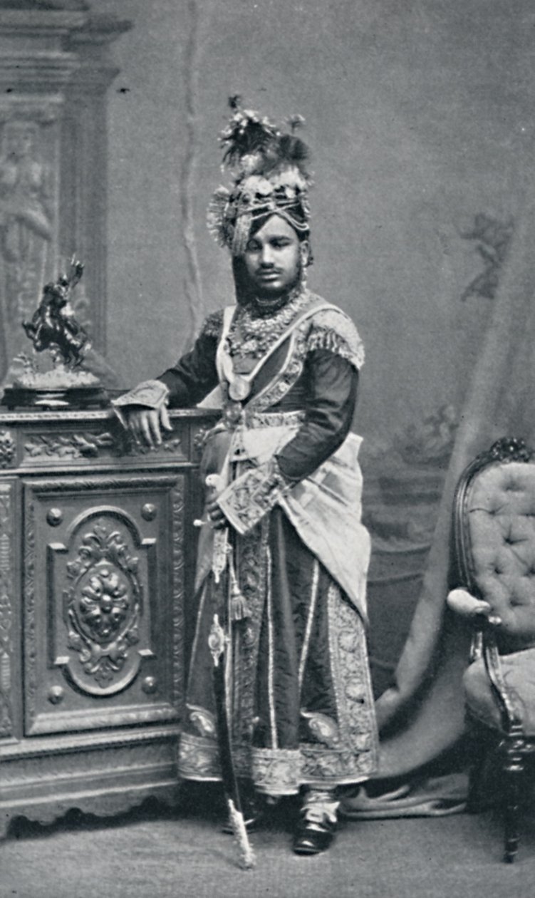 Raja of Rutlam, Agência da Índia Central, 1902 de Bourne and Shepherd