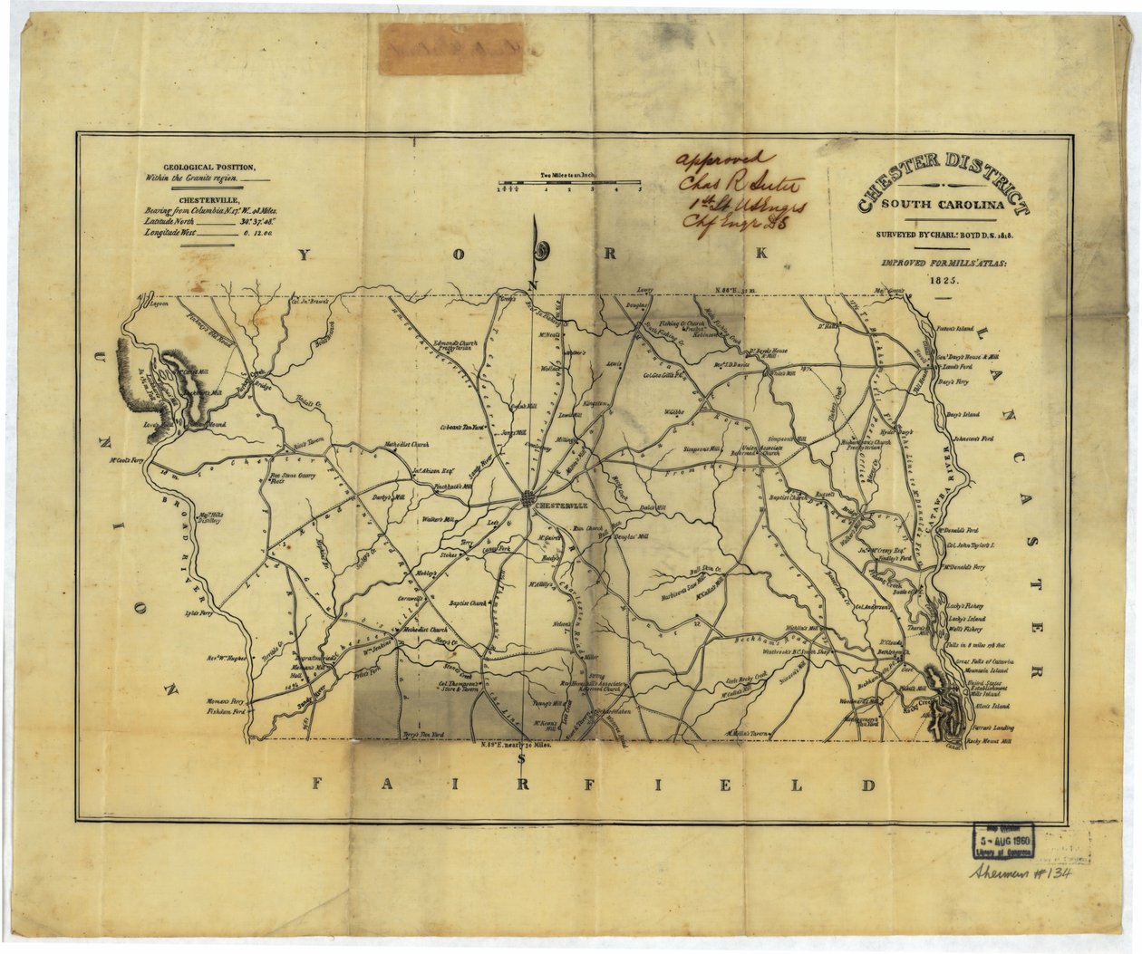 Distrito de Chester, Carolina do Sul de Boyd Mills