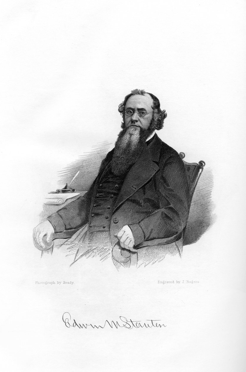 Edwin McMasters Stanton, advogado americano, político, 1862-1867 de Brady