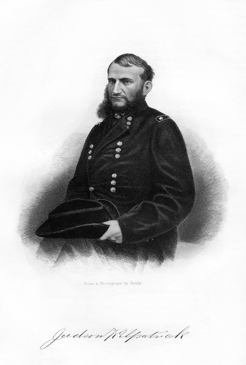 Hugh Judson Kilpatrick, major-general da União Americana, 1862-1867. de Brady