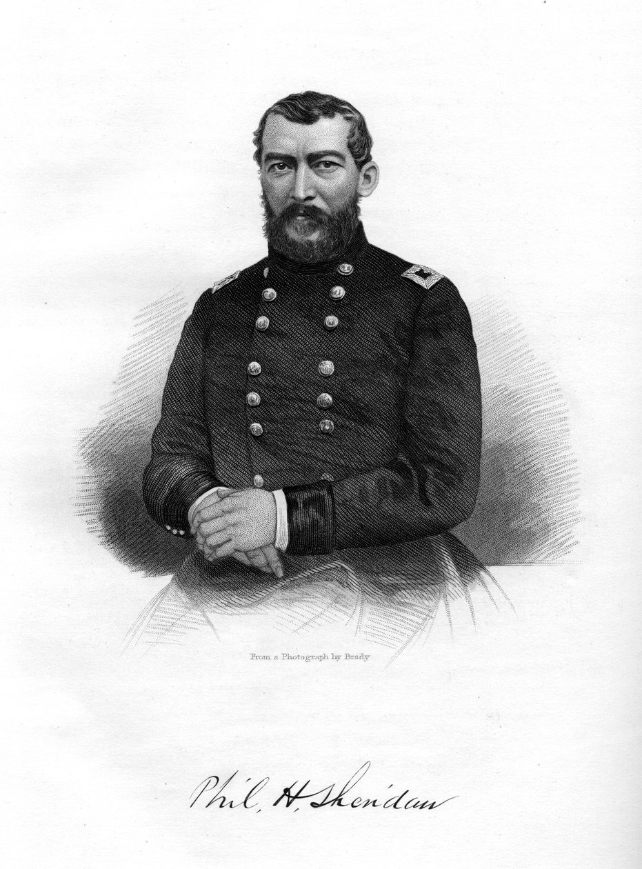 Philip Henry Sheridan, general da União, 1862-1867. de Brady