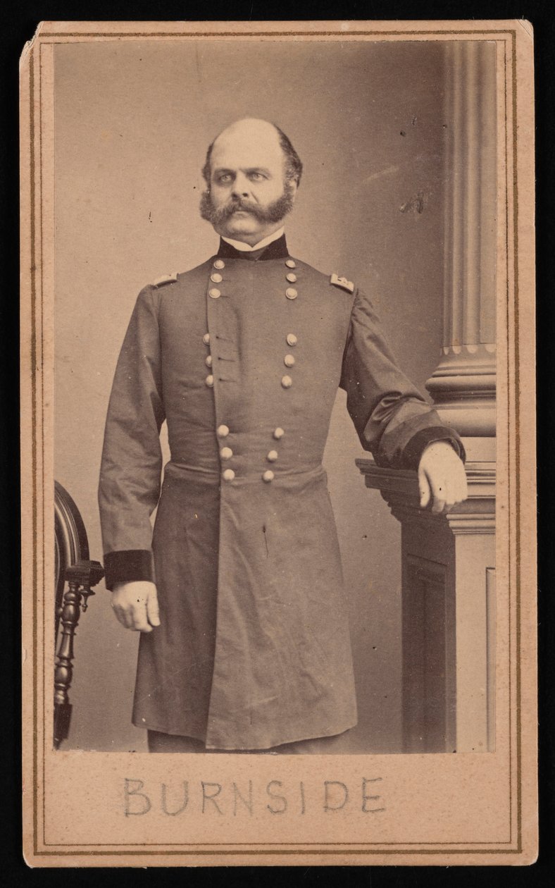 Retrato de Ambrose Everett Burnside 1824-1881, por volta de 1860. de Brady