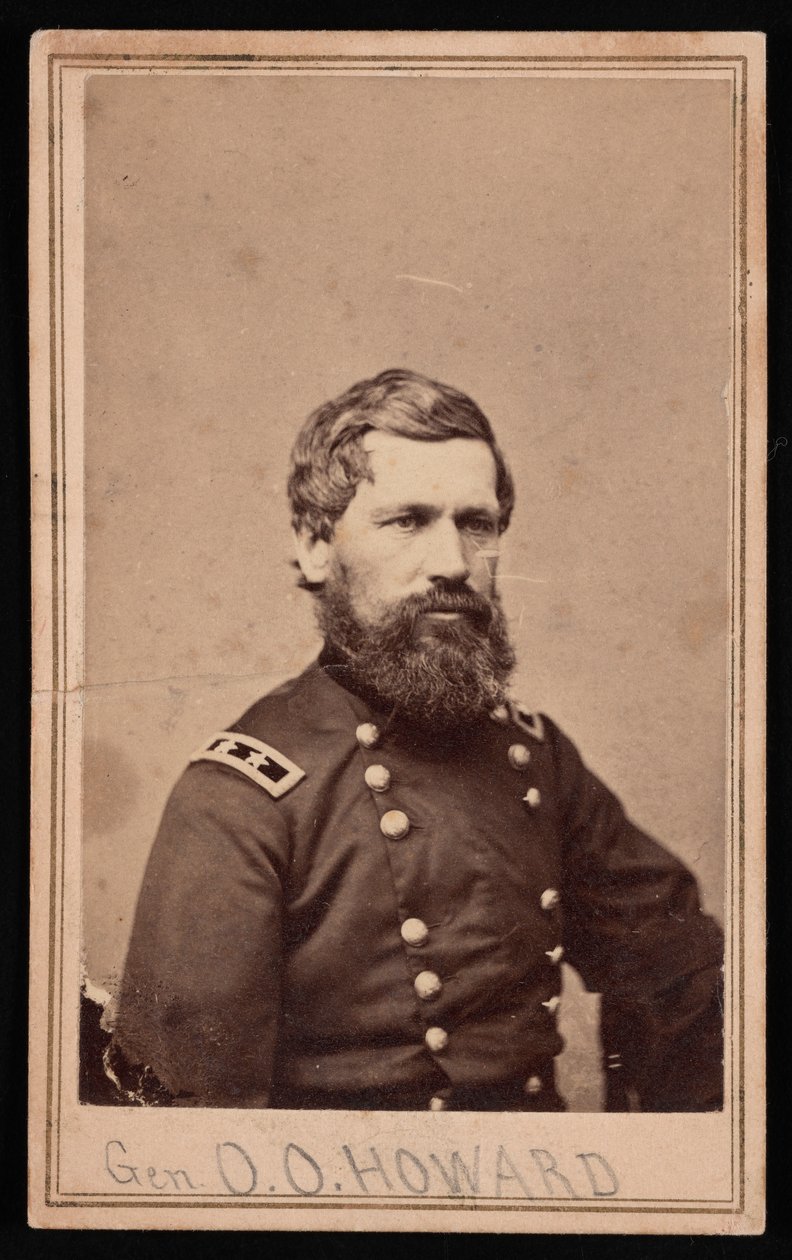 Retrato do general Oliver Otis Howard 1830-1909, entre 1862 e 1869. de Brady