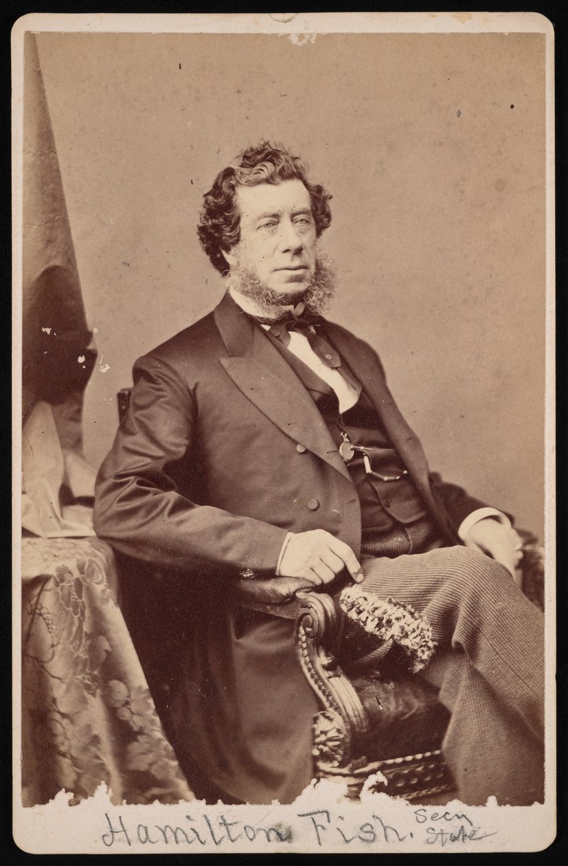 Retrato de Hamilton Fish 1808-1893, antes de 1893. de Brady
