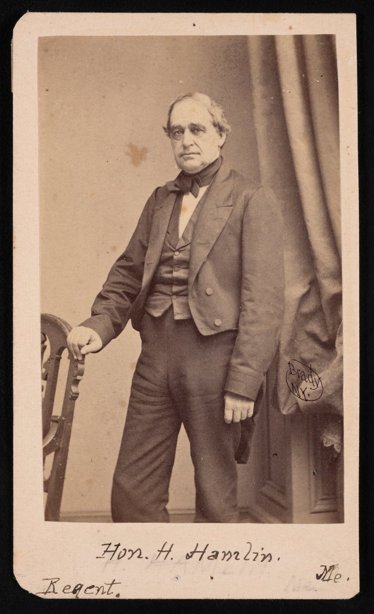 Retrato de Hannibal Hamlin 1809-1891, 1857. de Brady