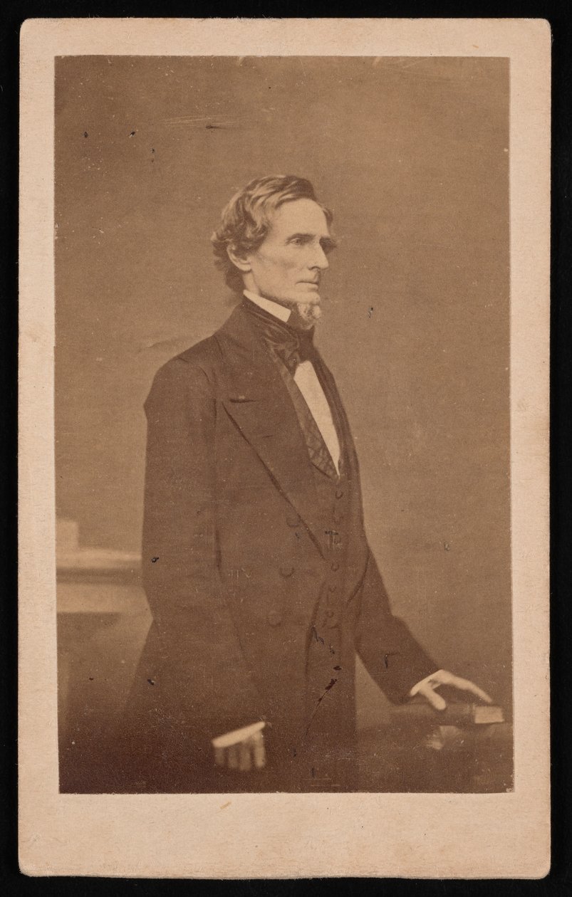 Retrato de Jefferson Davis 1808-1889, 1887. de Brady