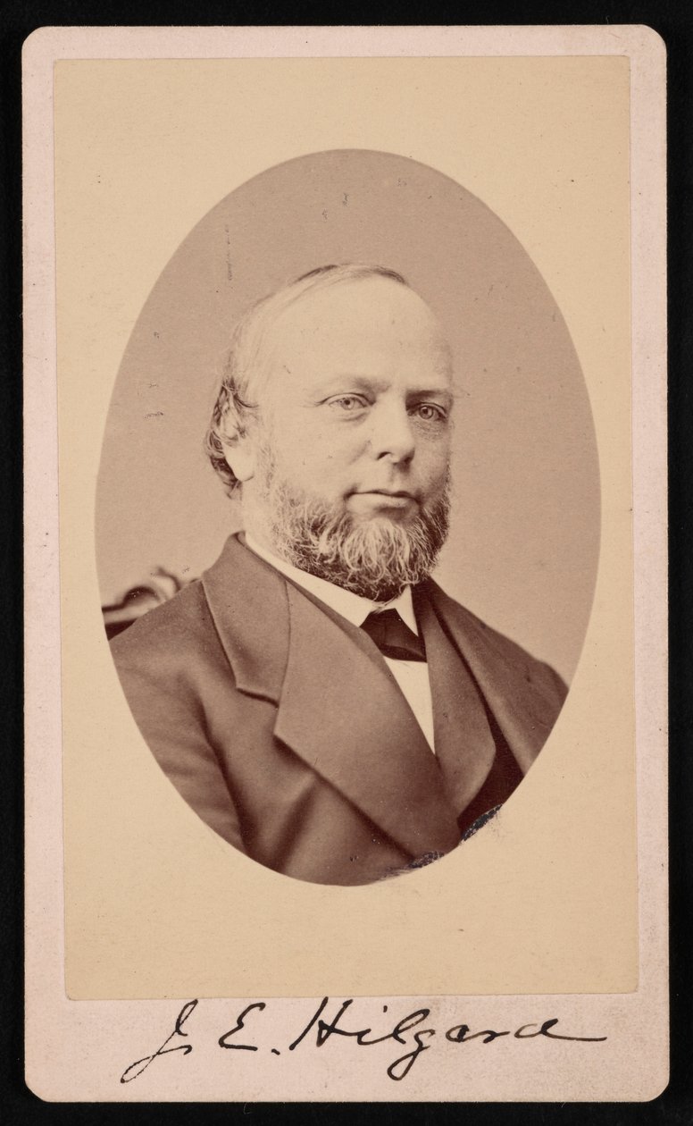Retrato de Julius Erasmus Hilgard 1825-1891, 1875. de Brady