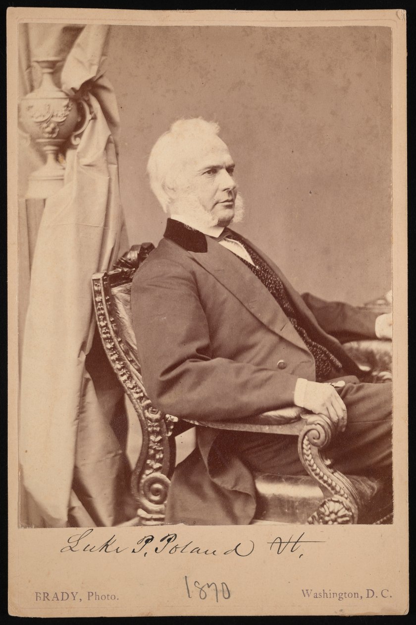 Retrato de Luke Potter Polônia 1815-1887, 1870. de Brady