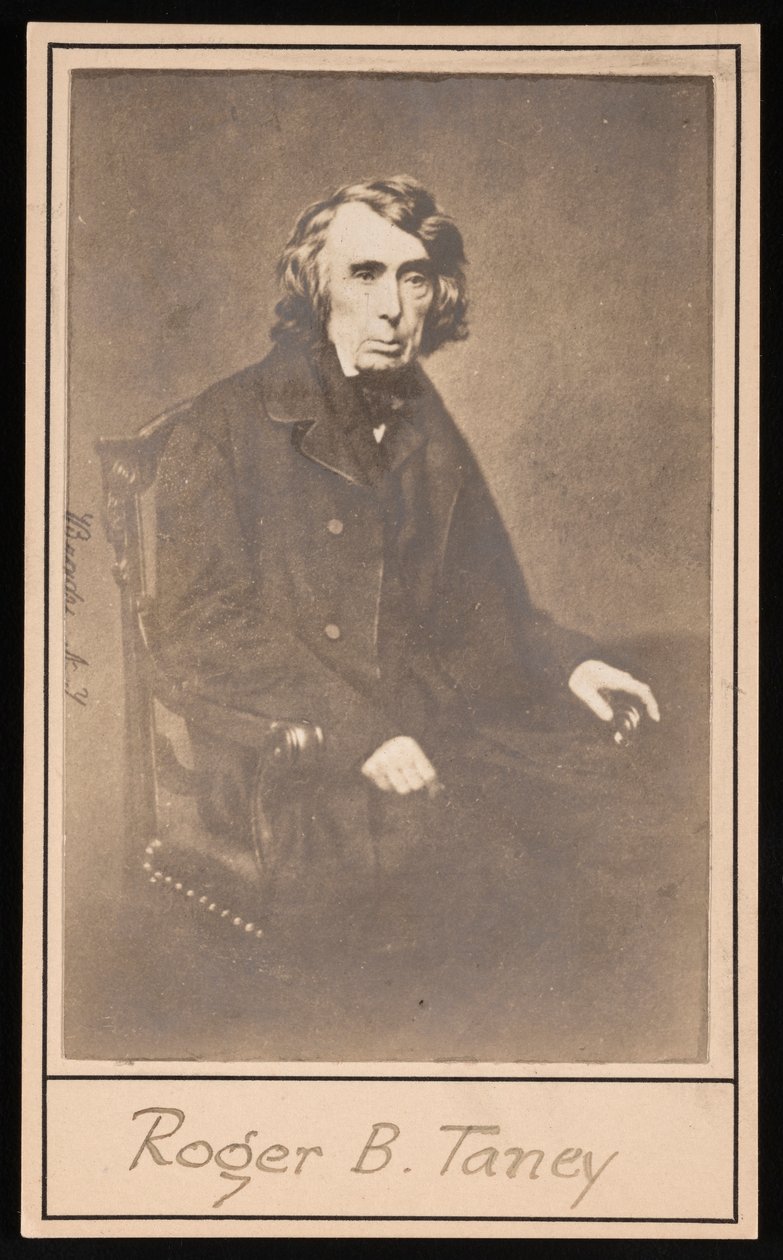 Retrato de Roger Brooke Taney 1777-1864, antes de 1864. de Brady