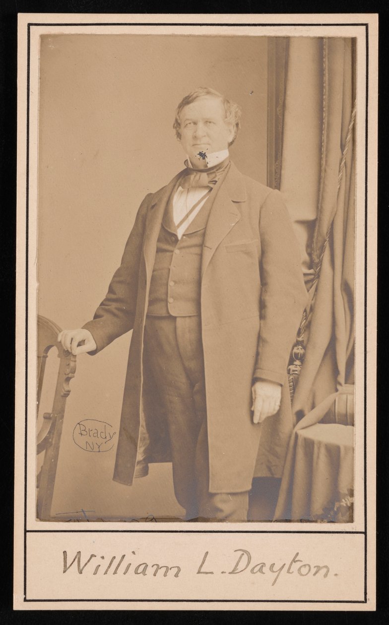 Retrato de William Lewis Dayton 1807-1864, antes de 1864. de Brady