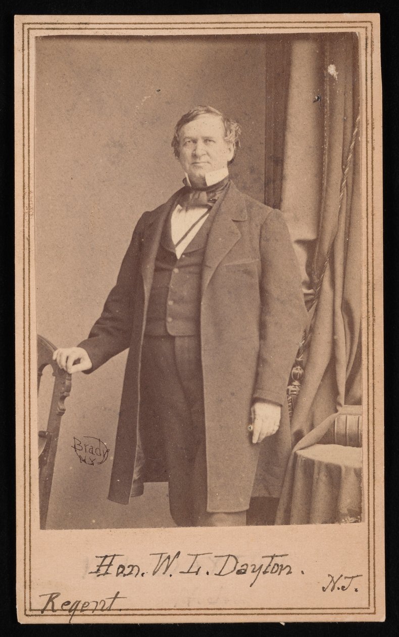 Retrato de William Lewis Dayton 1807-1864, antes de 1864. de Brady