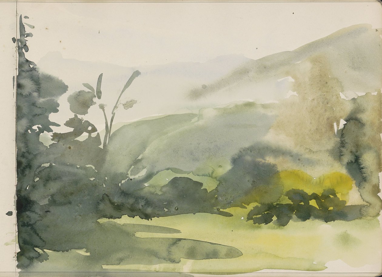 Paisagem com árvores de Bramine Hubrecht