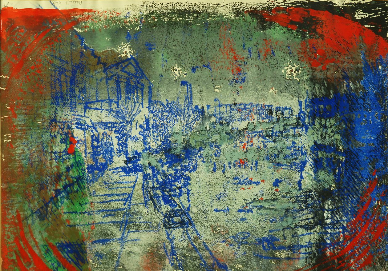 Towpath, tarde da noite (wc no papel) de Brenda Brin Booker