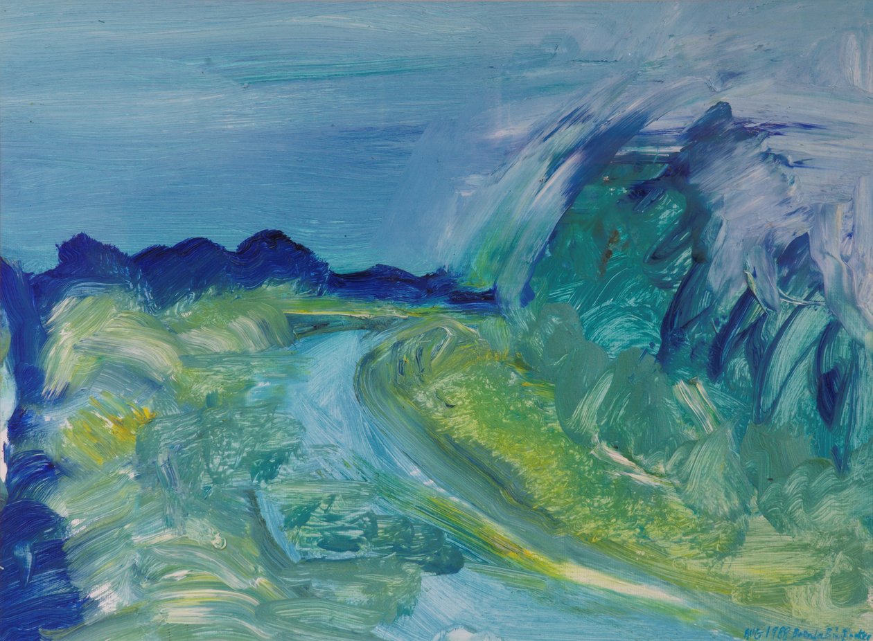 Paisagem do Rio Azul I, 1988 de Brenda Brin Booker