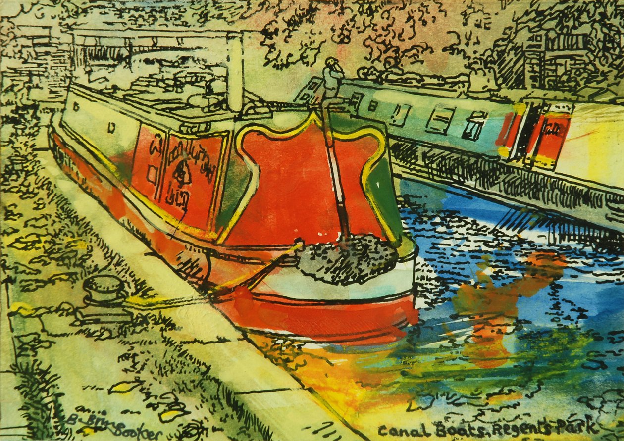 Barcos canal, camden de Brenda Brin Booker