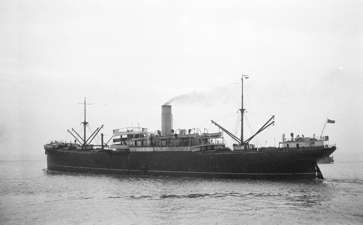 Opawa (1906) a caminho de Avonmouth de Brigadier L. R. E. Fayle