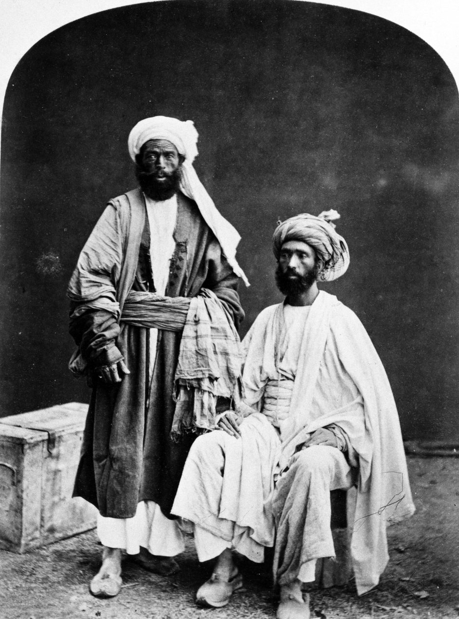 Comerciantes afegãos, c.1860s-70s de British Photographer