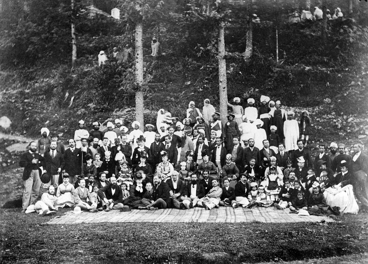 Foreign Office Pic Nic, 1871 de British Photographer