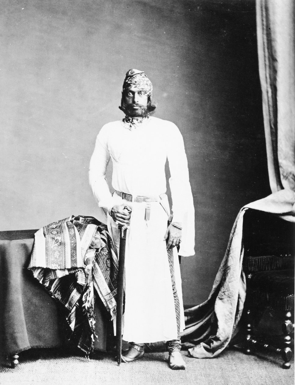 Maharaja Jaswant Singh II de Jodhpur, c.1870s de British Photographer
