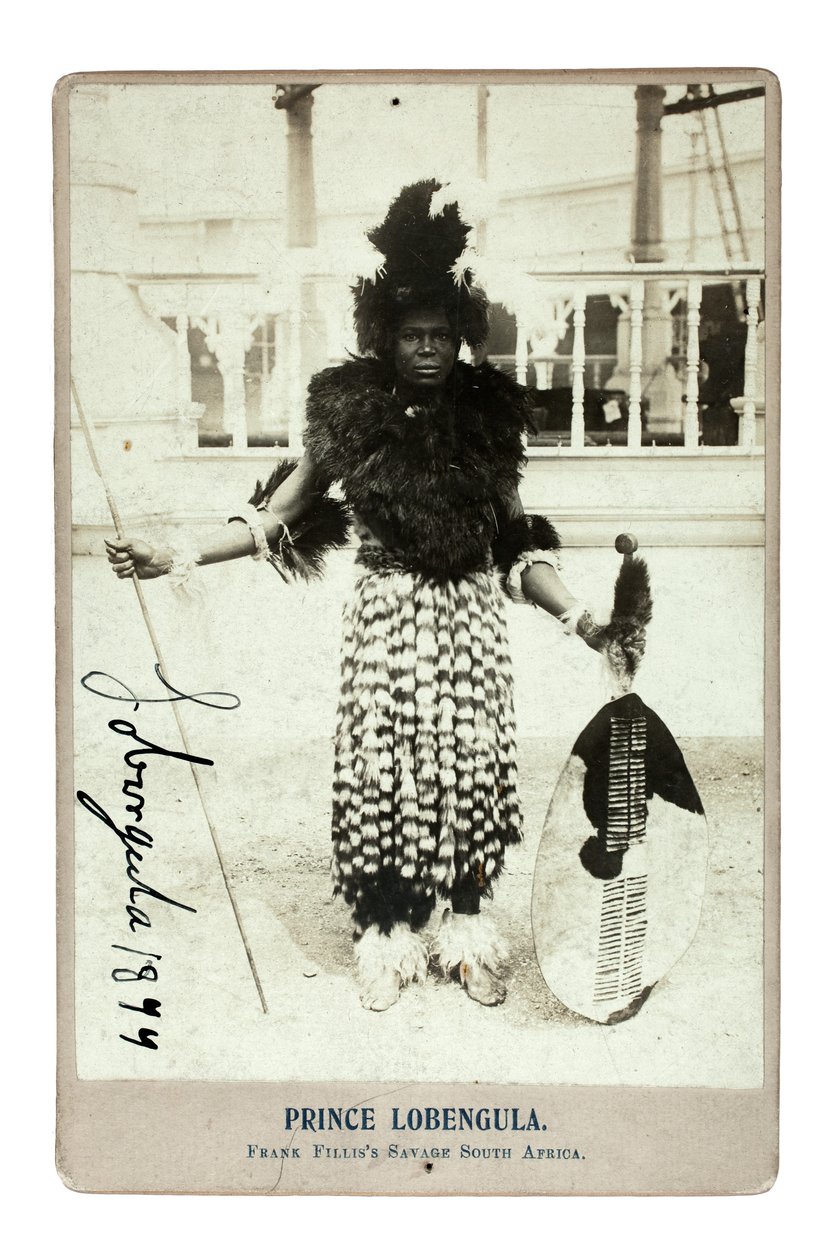 Príncipe Lobengula, Inglaterra, 1899 (impressão em gelatina) de British Photographer