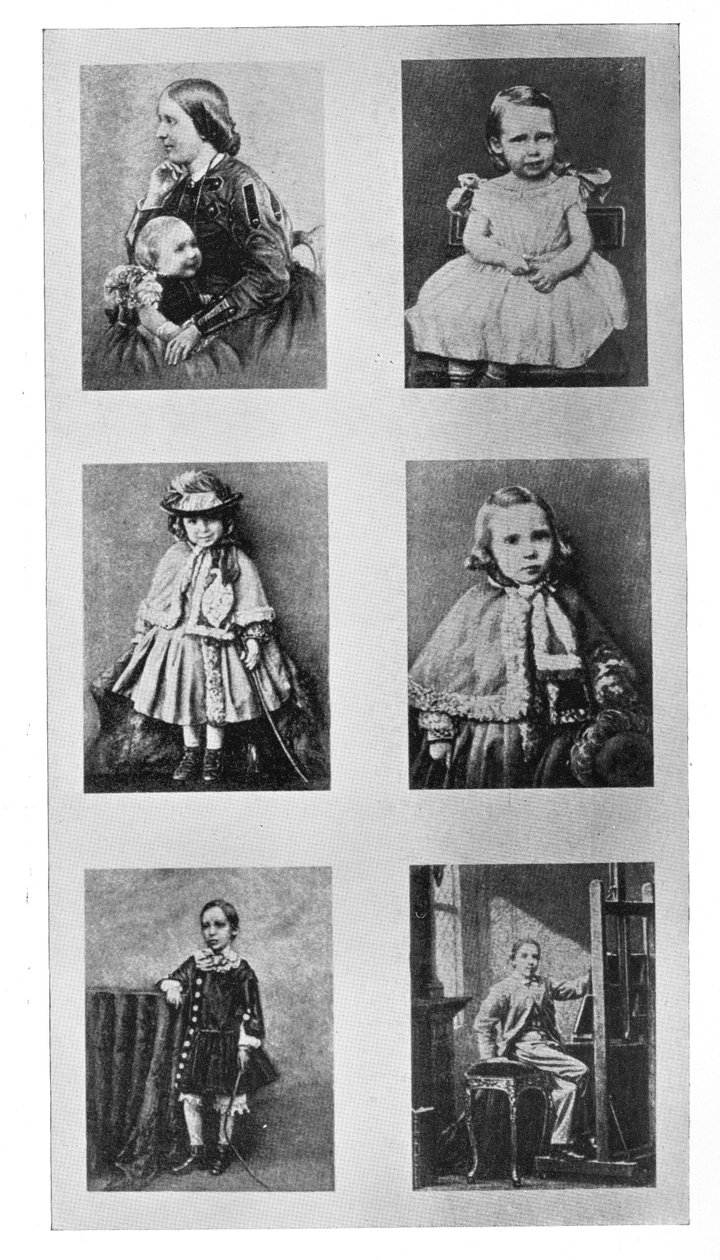 Série de fotografias de Robert Louis Stevenson como um menino e com sua mãe de British Photographer
