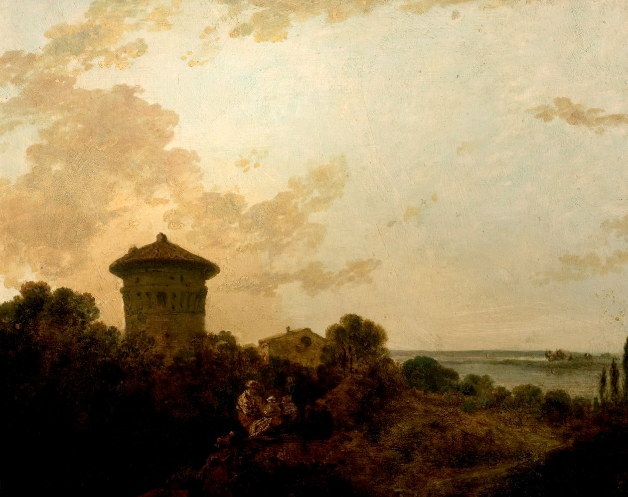 Ruínas perto de Tivoli, Itália de British School
