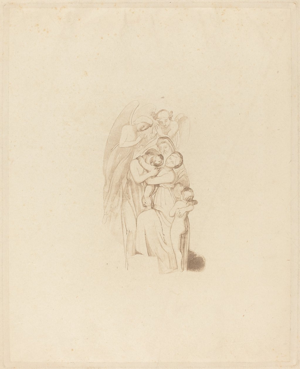 Familia sagrada? com os Anjos l.1: A Marcha do Intelecto de British 19th Century