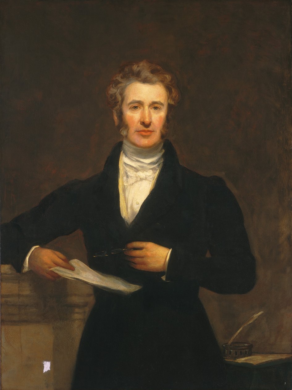 Retrato de um homem de British 19th Century
