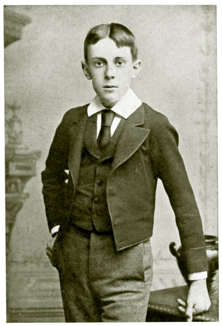 Aubrey Beardsley, com 13 anos de idade de British Photographer