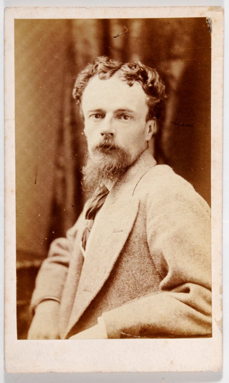 Carte de Visite de John Atkinson Grimshaw (foto a p/b) de British Photographer