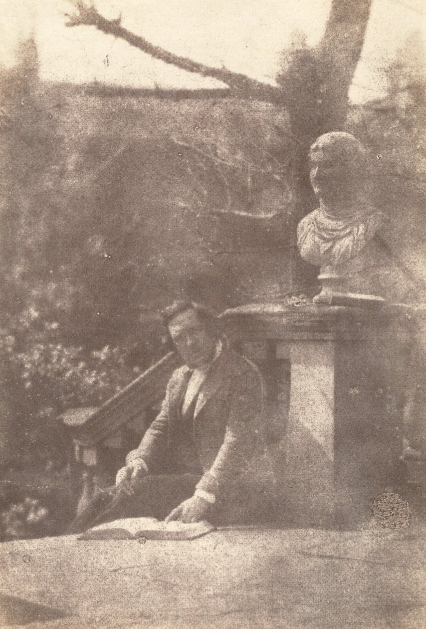 Retrato de um homem, década de 1840 (foto) de British Photographer