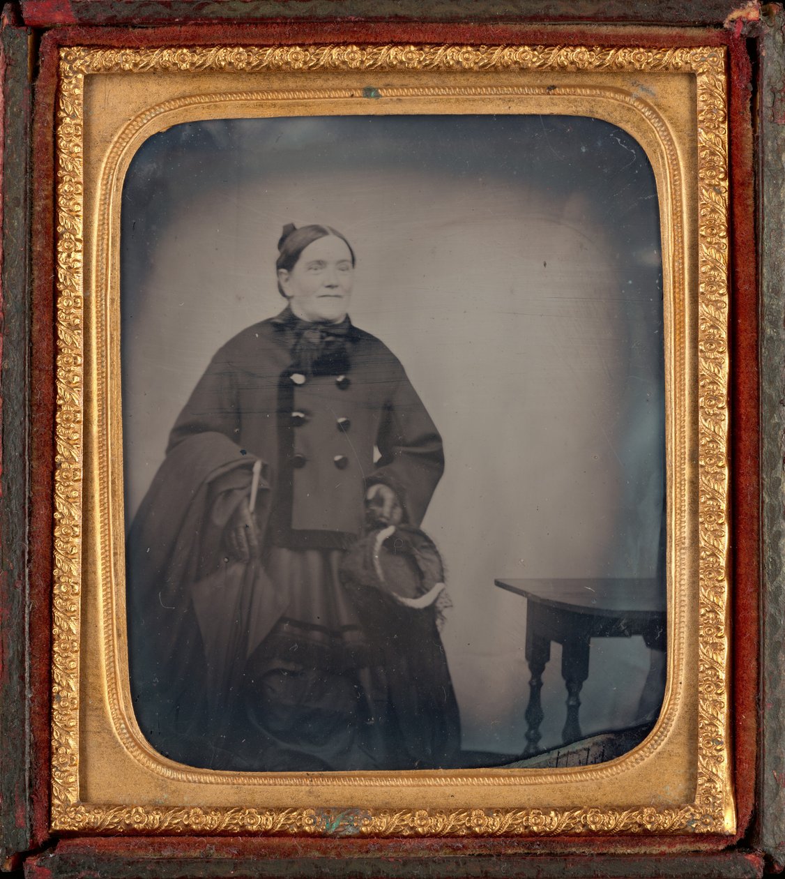 Retrato de uma mulher,c. 1860 (foto) de British Photographer