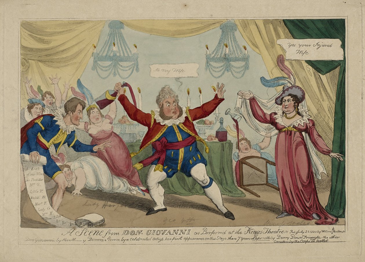 Uma cena de Don Giovanni de British School