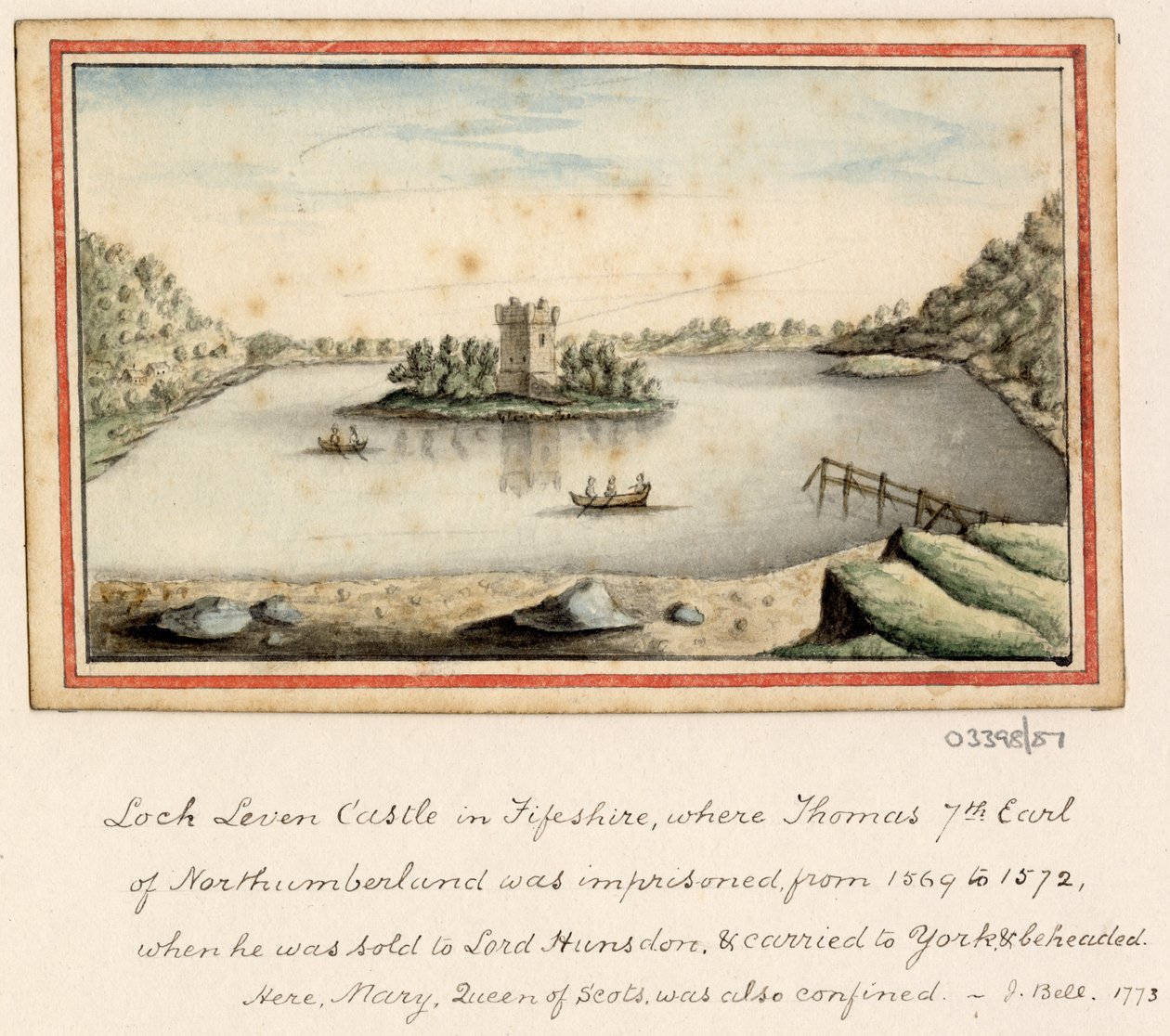 Uma série de esboços, vistas na Grã-Bretanha, no Continente e na América 1772-1778 (aguarela) de British School