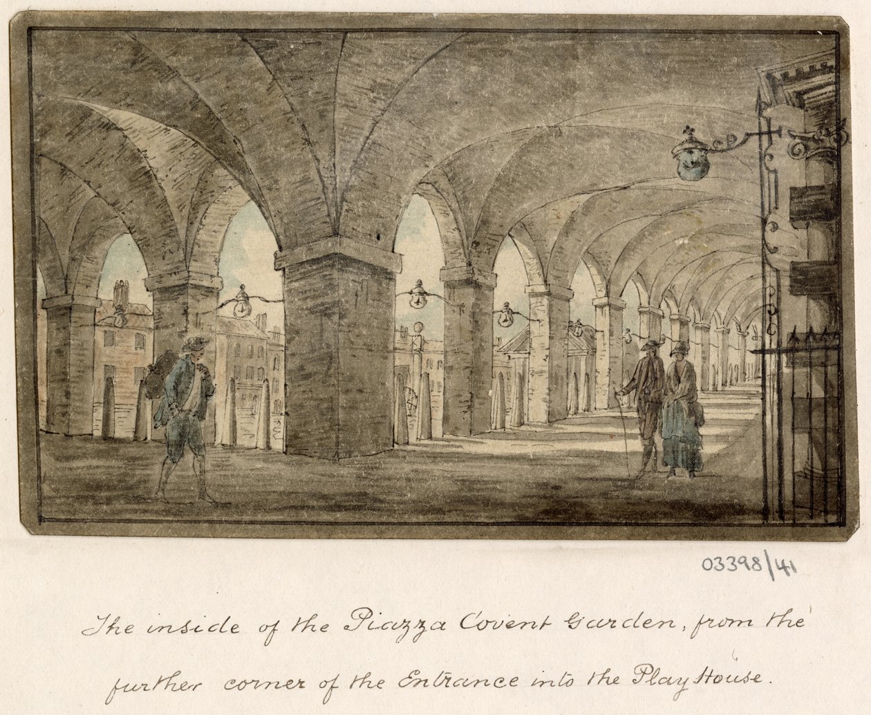 Uma série de esboços, vistas na Grã-Bretanha, no Continente e na América 1772-1778 (aguarela) de British School