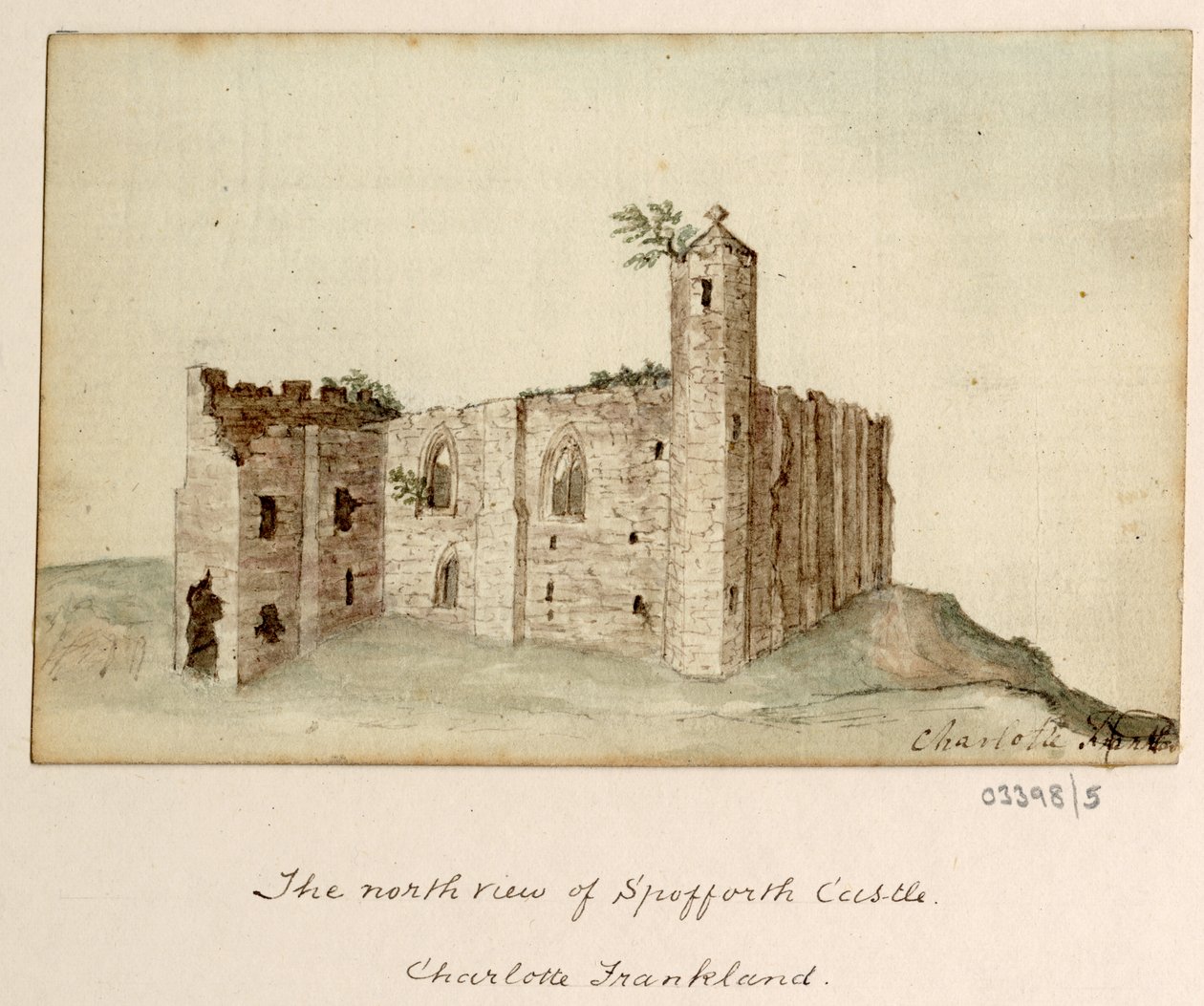 Uma série de esboços, vistas na Grã-Bretanha, no Continente e na América 1772-1778 (aguarela) de British School