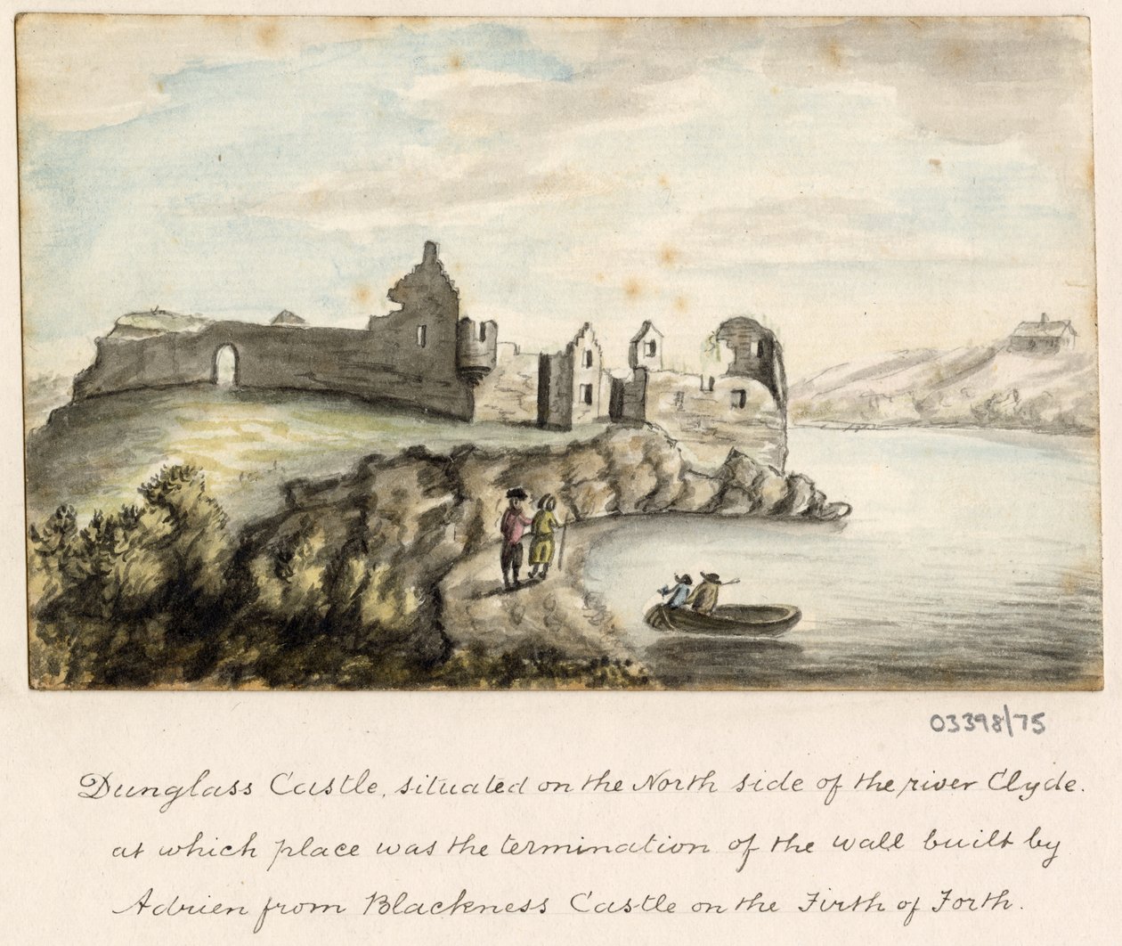 Uma série de esboços, vistas na Grã-Bretanha, no Continente e na América 1772-1778 (aguarela) de British School